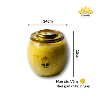Đèn nến sáp bơ hoa sen