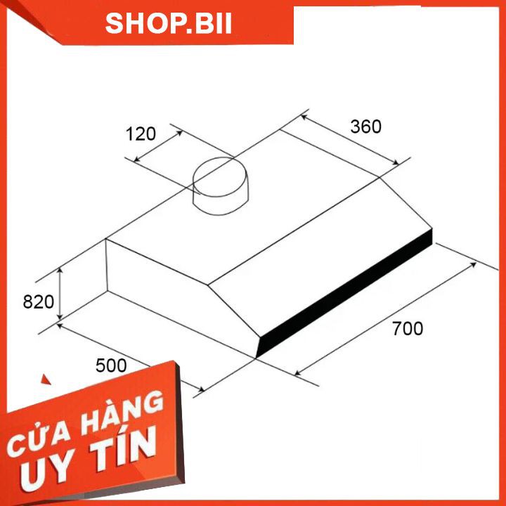 [SIÊU RẺ] Máy Hút mùi Sevilla SV-R70B Hút Mùi Cổ Điển Màu Đen Hàng Chính Hãng Thiết Kế Nhỏ Gọn Giá Rẻ Hỗ Trợ Lắp Tại HN.