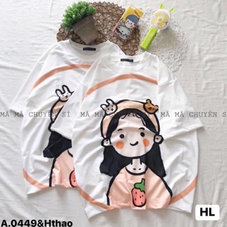 Áo thun cô gái chipi - Hthao