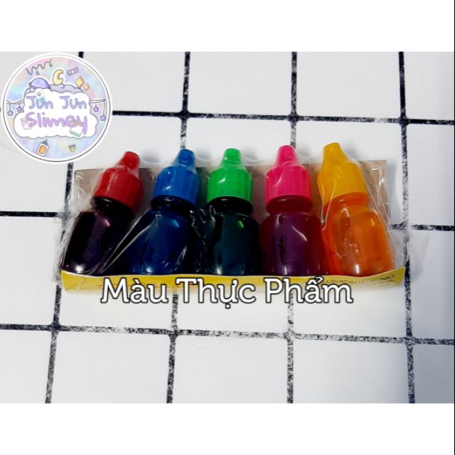 Màu thực phẩm làm slime