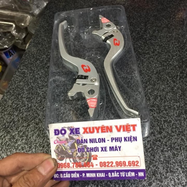 Tay phanh rcb chính hãng màu bạc xe Sh 2011-2020