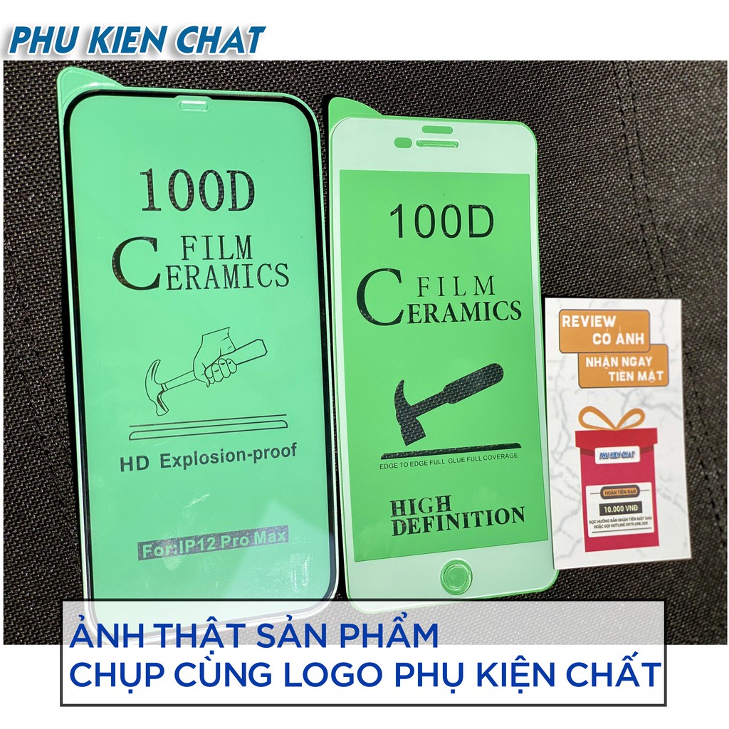 Kính cường lực iphone dẻo Full màn 100D cho 6/6plus/6s/6splus/7/7plus/8/8plus/x/xs/xsmax/11/12/pro/promax