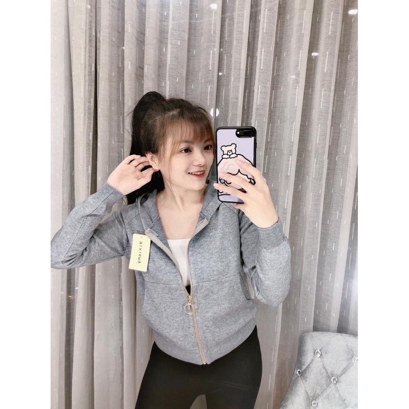 ÁO KHOÁC NỮ ÁO KHOÁC LEN NỮ CÓ NÓN - NHIỀU MÀU