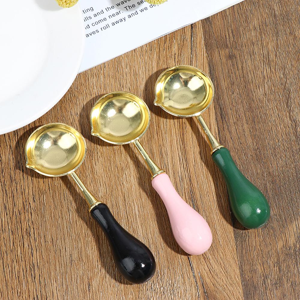 YIYU Muỗng Nung Sáp Niêm Phong Thiệp Mời Đám Cưới Phong Cách Vintage