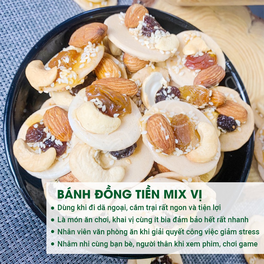 Bánh Đồng Tiền Mix Hạt 300G Ecofood - Đồ Ăn Vặt Việt Nam, An Toàn Vệ Sinh Thực Phẩm | BigBuy360 - bigbuy360.vn