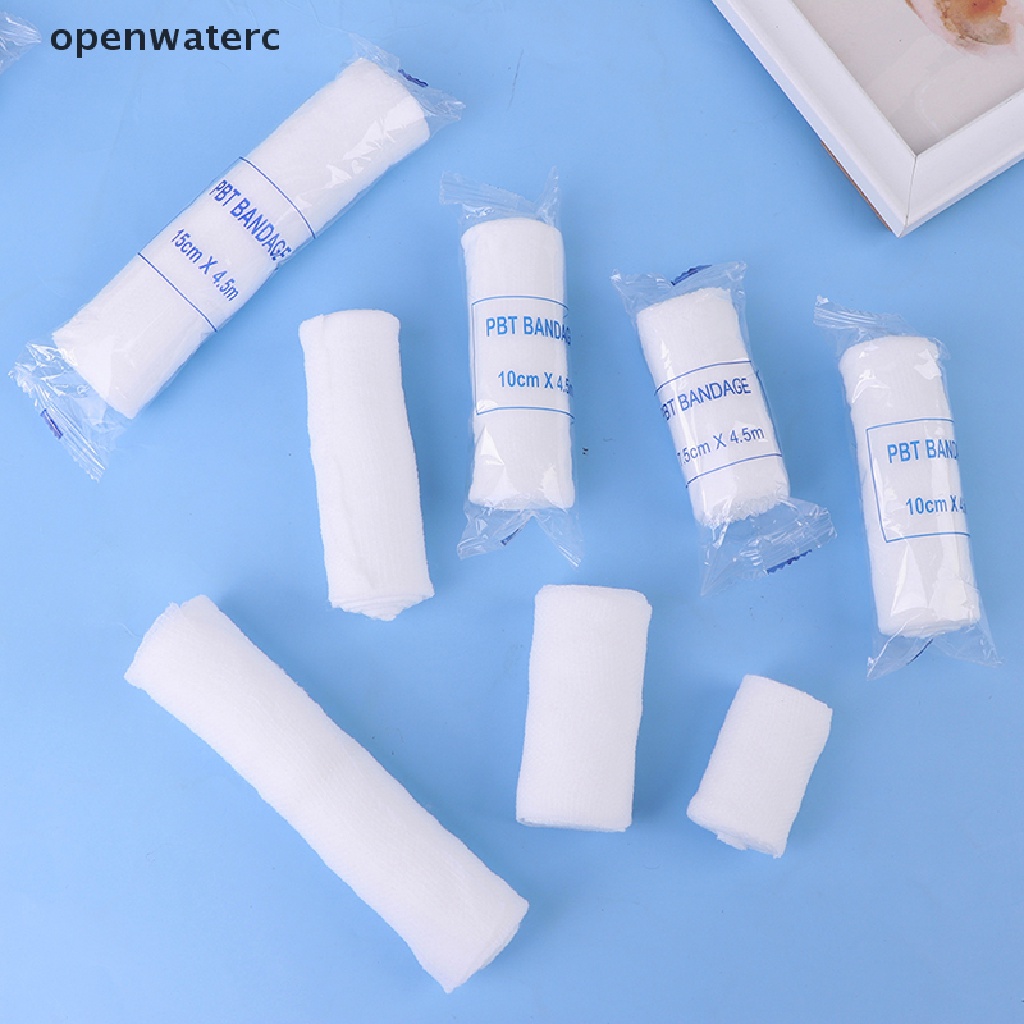 Openwaterc 4 Cuộn Băng Cứu Thương Y Tế Sơ Cứu Bằng Cotton Đàn Hồi Chăm Sóc Sức Khỏe
