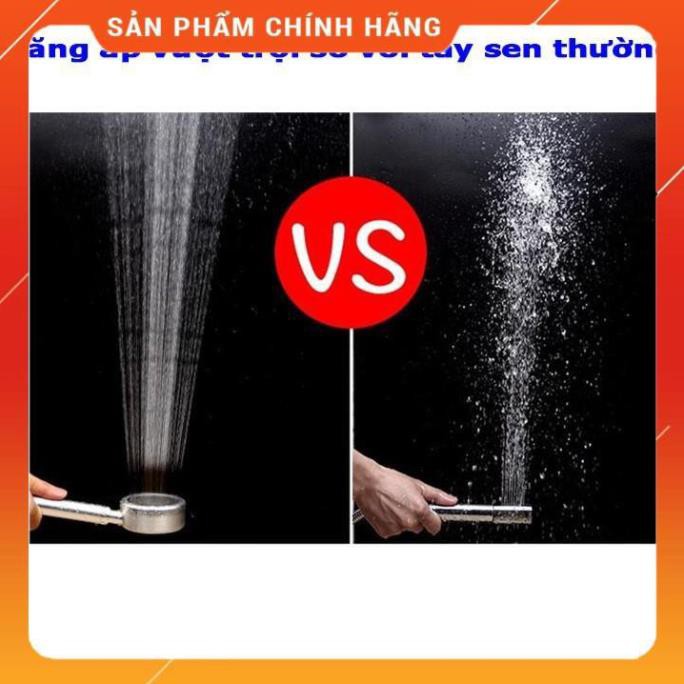 [Hỏa tốc 1H]  Bộ vòi sen tăng áp - tay sen tăng áp SIÊU MẠNH - TĂNG ÁP TỐI ĐA 400% Huy Anh