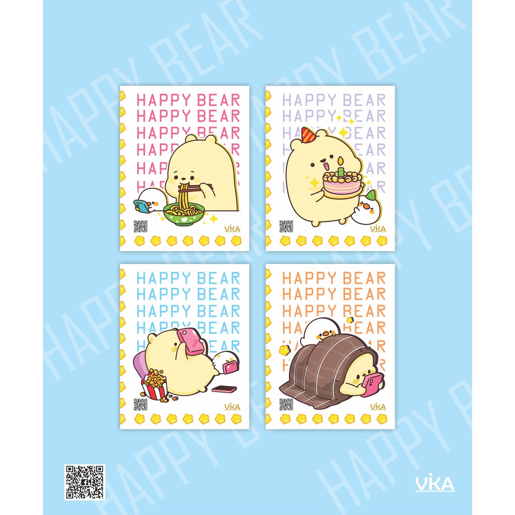 TẬP HỌC SINH VIKA: HAPPY BEAR 160 TRANG