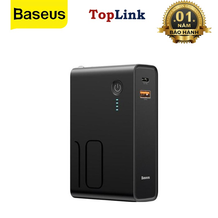 [Mã 154ELSALE2 giảm 7% đơn 300K] Pin Sạc Dự Phòng 2in 1 CHT909 Dung Lượng 10000 Mah Power Bank Tích Hợp Củ Sạc Nhanh Với