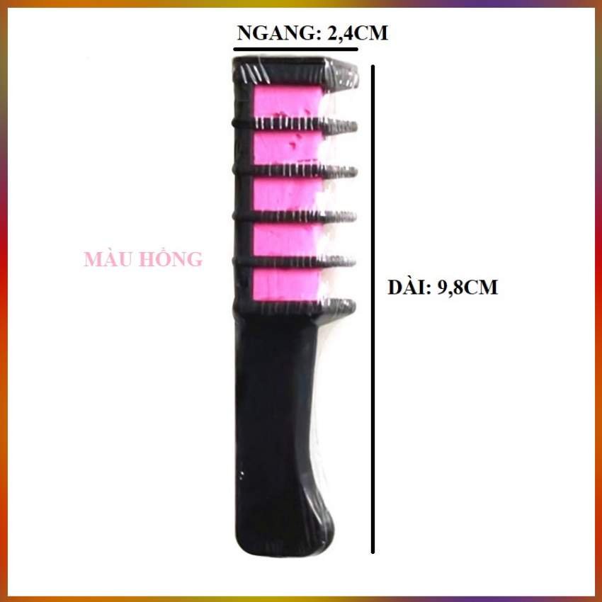 Lược Nhuộm Tạm Thời 14g/chiếc Màu Hồng Thời Trang