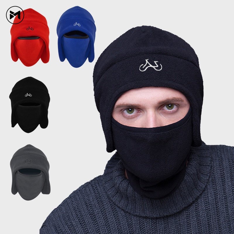 Mũ Trùm Tai Giữ Ấm Dày Dặn Chống Lạnh Bảo Vệ Tai Khi Lái Xe Ngoài Trời Cho Nam Và Nữ