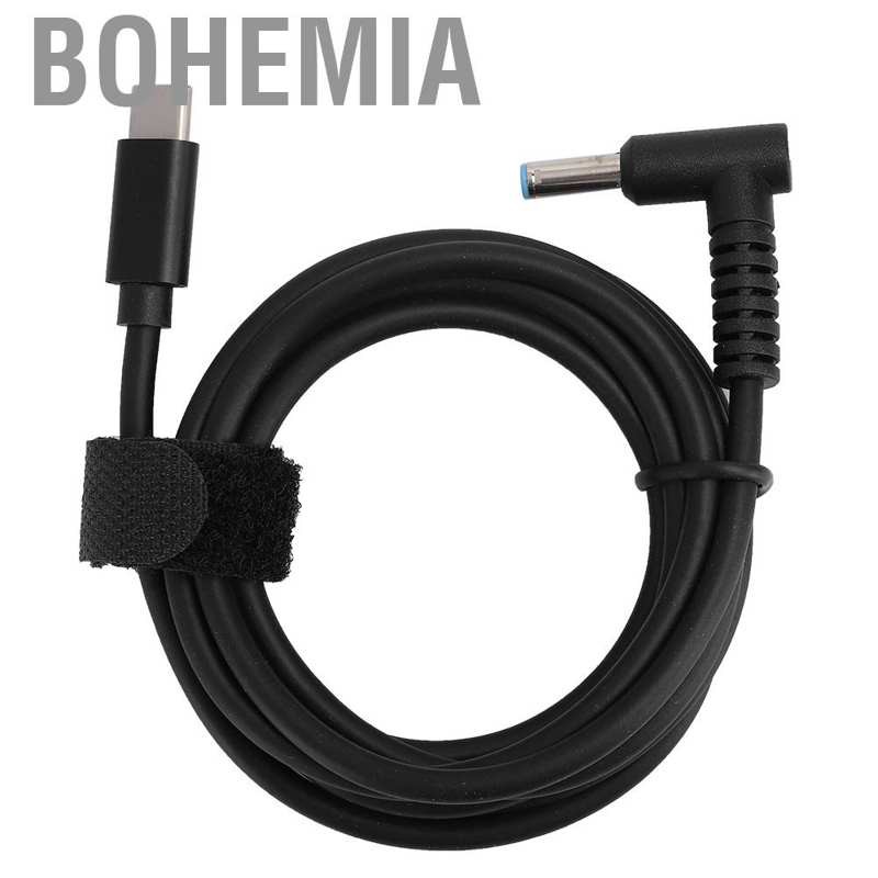 Dây nguồn PD Bohemia 1.5m Cáp sạc đầu cắm Type-c DC4.5 cho máy tính HP