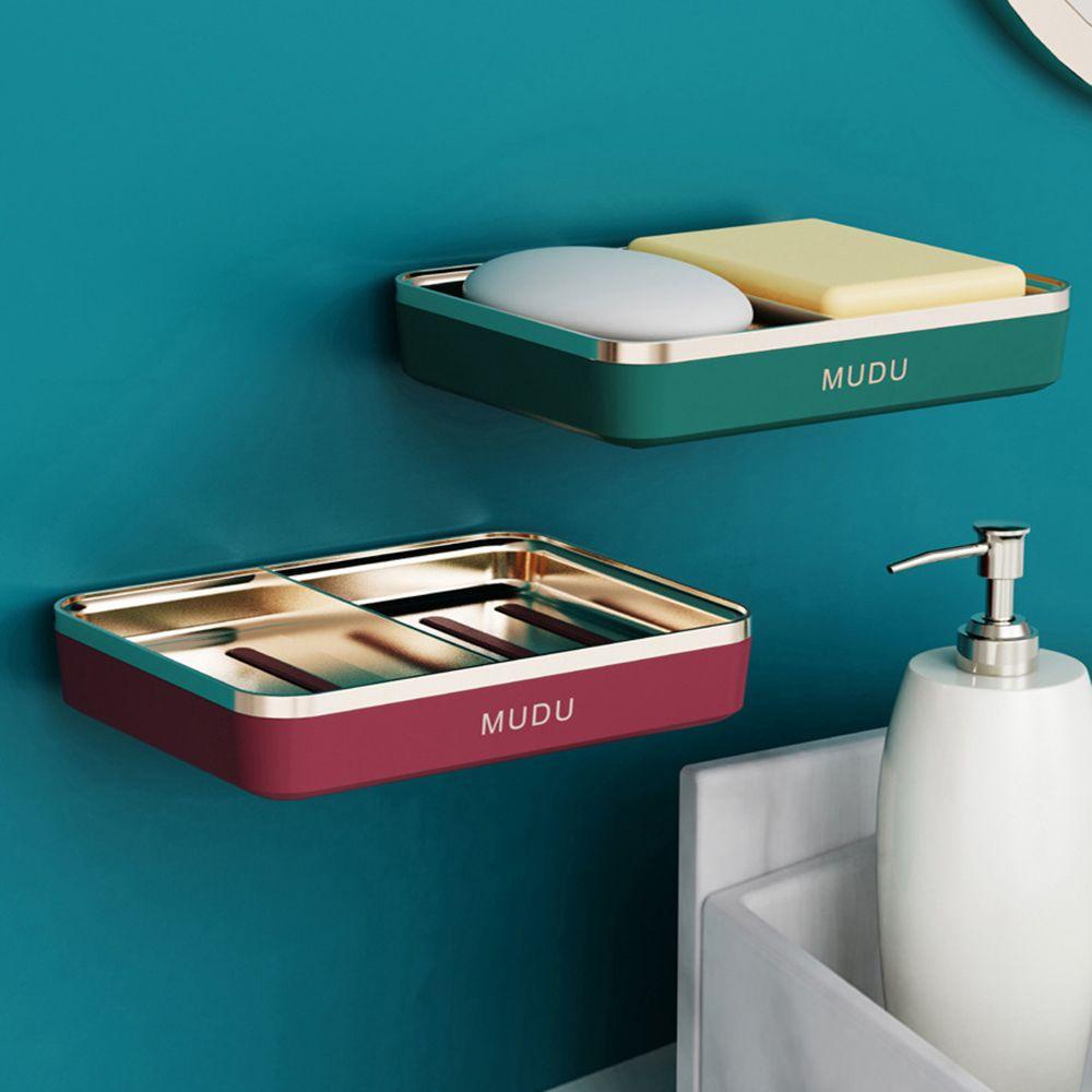 Khay Đựng Xà Phòng Bằng Nhựa Gắn Tường Tiện Dụng Cho Nhà Bếp