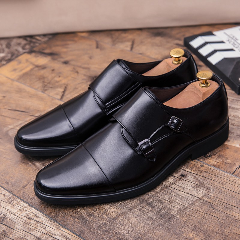 Luxury fashion leather shoes for men