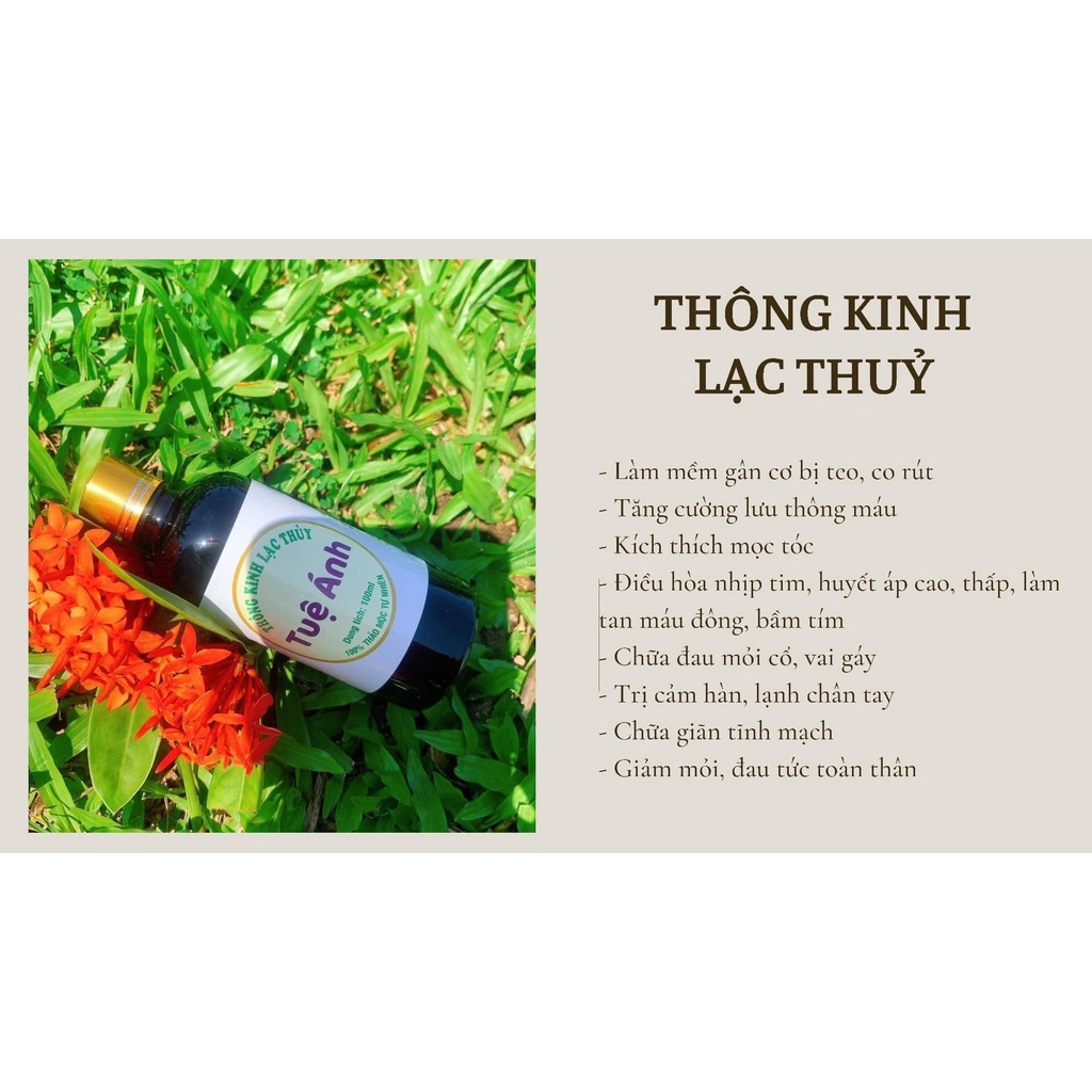 (Tặng 1 chai giấm táo Kim Ngân)Thông kinh lạc thủy - giải cơ căng, bế khí-làm mềm gân cơ căng cứng, phục hồi cơ bị teo