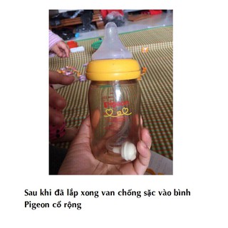 Van chống sặc bình cổ rộng Pigeon