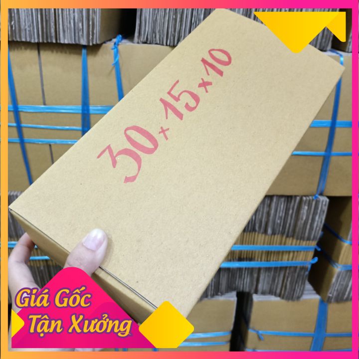 Thùng carton size 30x15x10 combo 50h