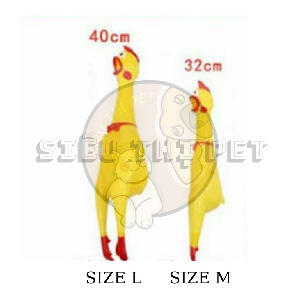 (FREESHIP) Gà đồ chơi cho thú cưng