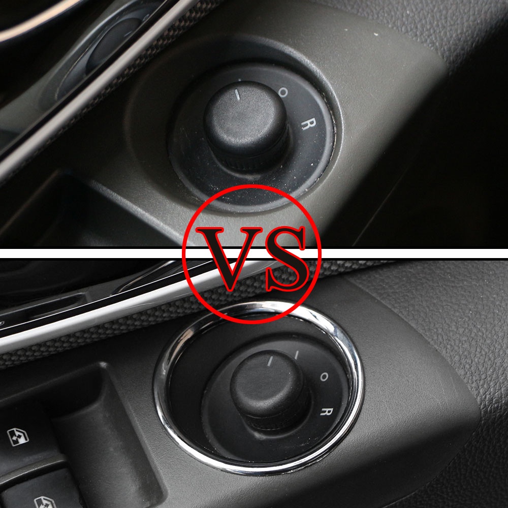 Miếng Dán Trang Trí Kính Chiếu Hậu Bằng ABS Màu Chrome Cho Chevrolet Cruze 2009-2014