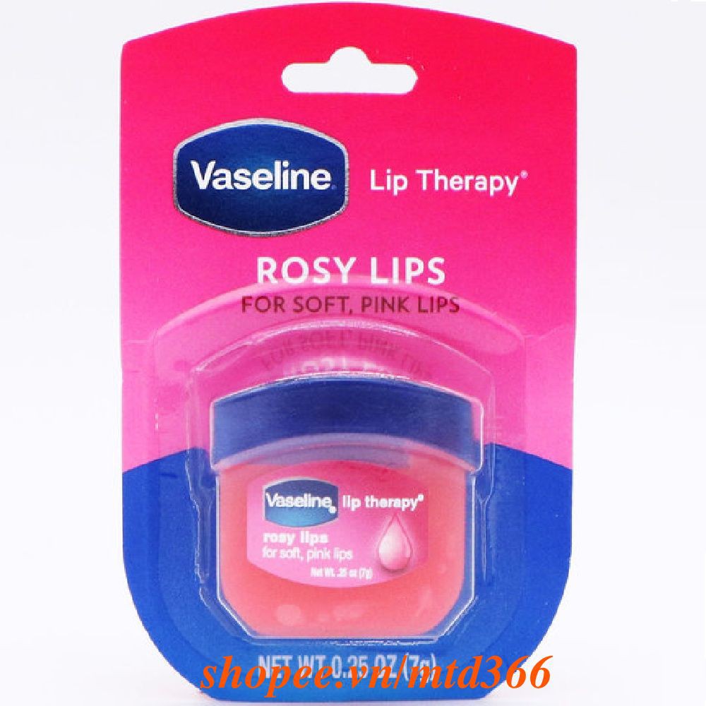 Sáp Dưỡng Môi 7g Vaseline Lip Therapy Rosy Lips Có Màu