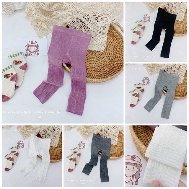 Quần Legging - Quần Tất Len Tăm Không Bàn Cho Bé