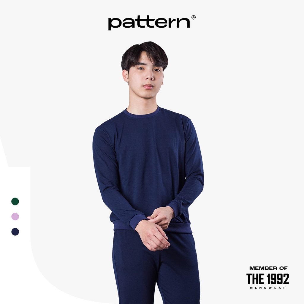 Áo dài tay trơn THE 1992 Sweater nỉ da cá 3 màu