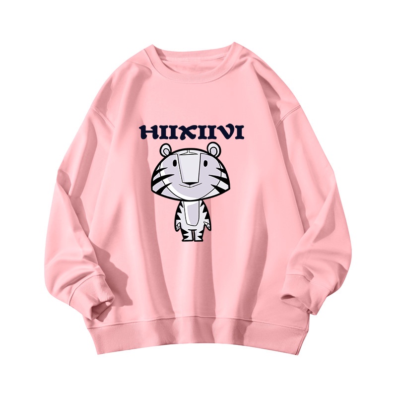 NRVP Áo Thun Nữ Dài Tay Dáng Rộng In Hình Phong Cách Hàn Quốc Mới