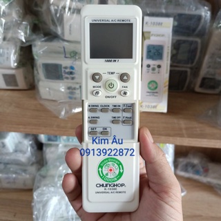 Remote máy lạnh đa năng 1038 CHUNGHOP⚡Sẵn Hàng⚡Điều khiển điều hòa Đa Năng 1038 ChungHop- Remote cho nhiều dòng máy lạnh