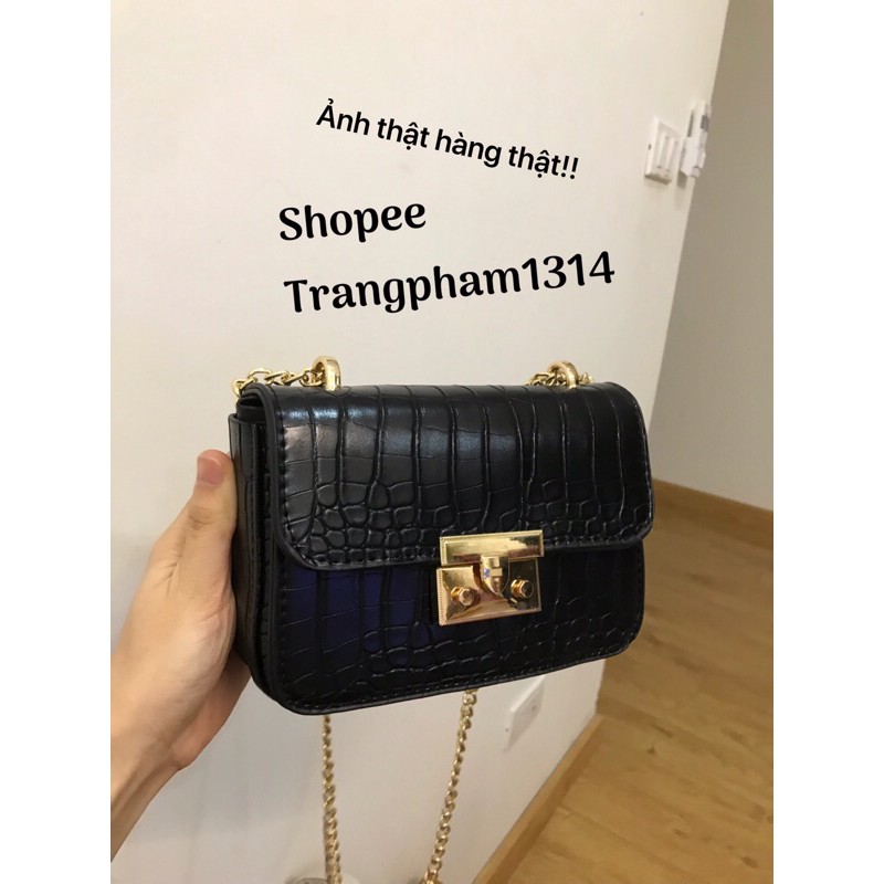 [Mã WAMT2405 giảm 10K đơn 0K] TÚI ĐEO CHÉO NỮ KHOÁ NHỌN TRANGPHAM1314 | BigBuy360 - bigbuy360.vn