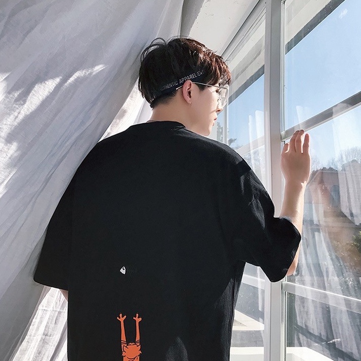 Áo thun tay lỡ form rộng - phông nam nữ cotton oversize - T shirt mèo cào - 2N Unisex