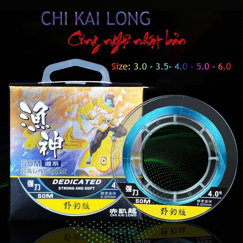 cước trục thẻo câu đài Chi Kai Long