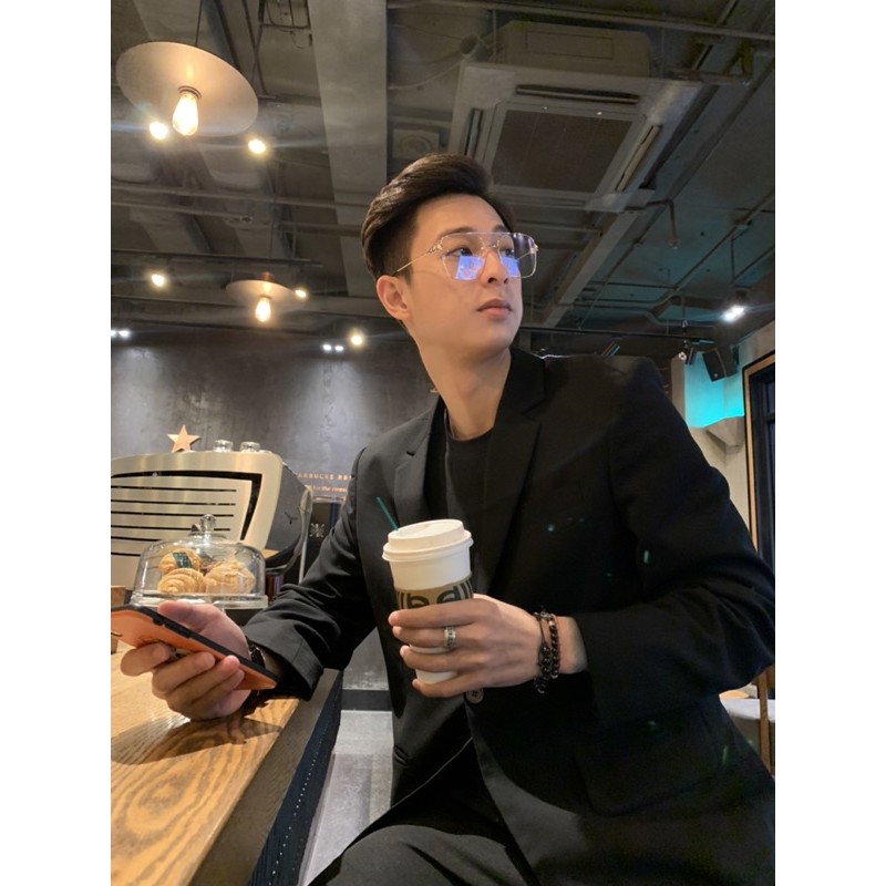 blazer đen