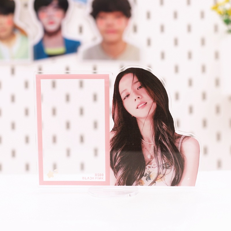 Khung ảnh hình nhóm nhạc BLACKPINK Jisoo Jennie Lisa Rose bằng bằng acrylic