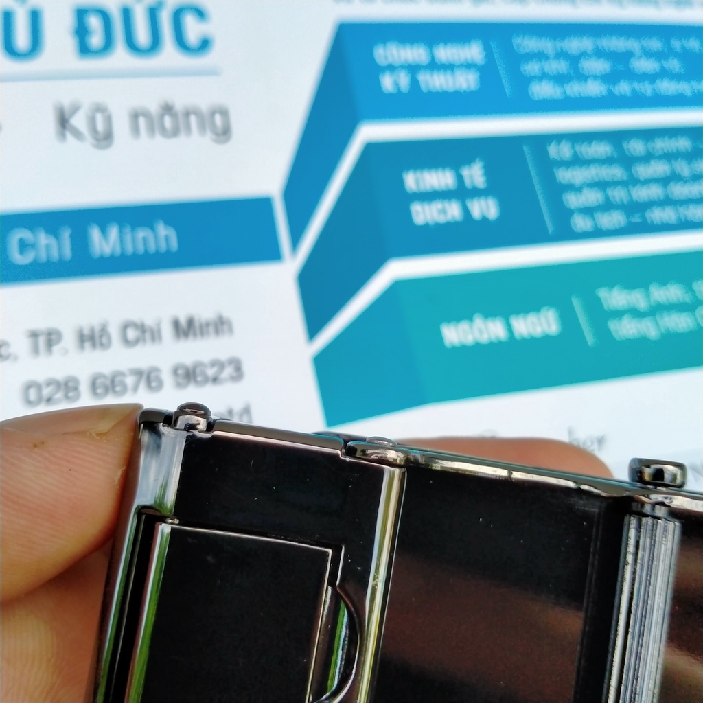 Mặt Khóa Thắt Lưng Nam Con Lăn Đính Đá Chống Trầy Dùng Cho Dây Trơn Không Có Răng Cưa Chống Gỉ Sang Trọng