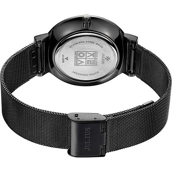 Đồng hồ nam Julius JA426 dây thép đen | Julius Official | BigBuy360 - bigbuy360.vn
