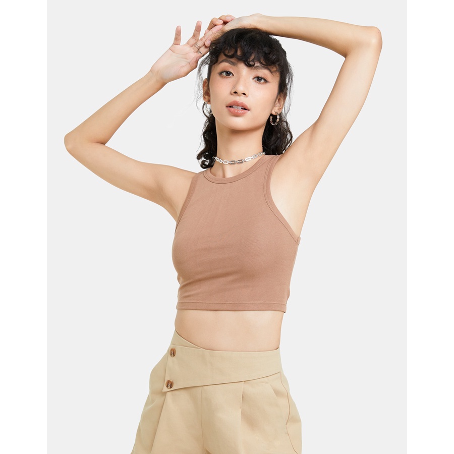 Áo Thun Nữ Thời Trang JUNO Kiểu Dáng Sát Nách JNATH024