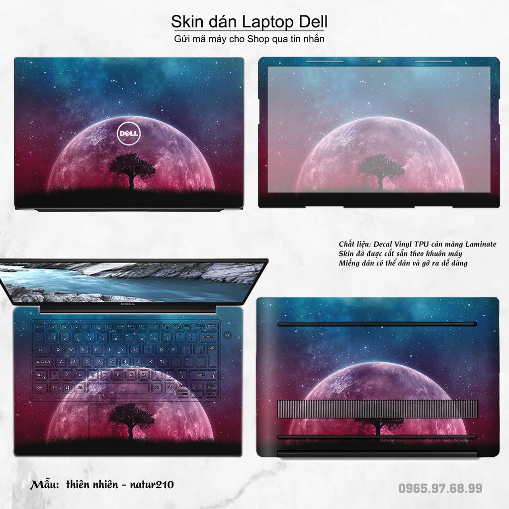 Skin dán Laptop Dell in hình thiên nhiên nhiều mẫu 8 (inbox mã máy cho Shop)