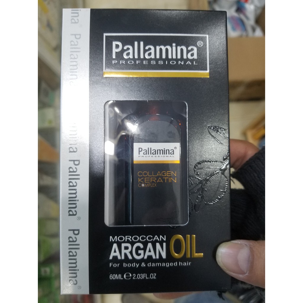 PALLAMINA ARGAN OIL tinh dầu dưỡng tóc cao cấp  60ML