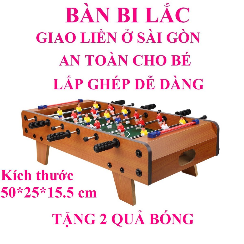 Bàn bi lắc bàn bi lắc mini 6 tay cầm đồ chơi thể thao an toàn tặng 2 bóng hàng chính hãng