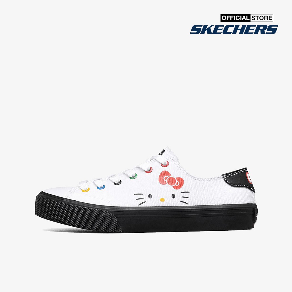 SKECHERS Giày sneakers nữ phối dây Hello Kitty Street V'lites 66666316-WBK