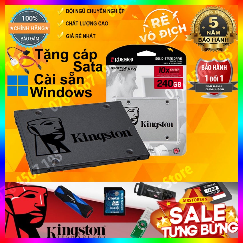 SSD 240GB KINGSTON SATA III ổ cứng chính hãng