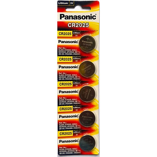 Pin cúc áo Panasonic CR2032 - CR2025 - CR2016/3V Lithium -  Hàng chính hãng