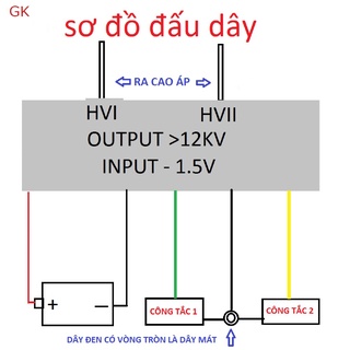 IC Điện Tử Đánh Lửa Bếp Gas âm dương 2 lò