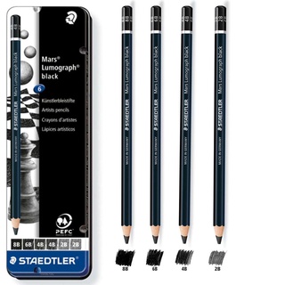 Bút Chì Than Staedtler Đức Mars Lumograph Black Cao Cấp