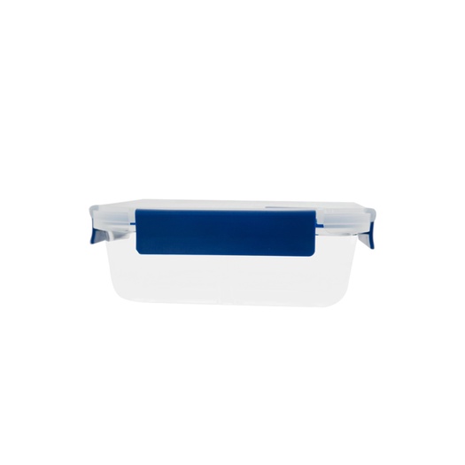 Hộp Cơm Thủy Tinh Chịu Nhiệt 2 ngăn La Fonte – X1 – 1040ml kèm muỗng nĩa inox 304 với nắp khóa, có hộp làm quà tặng
