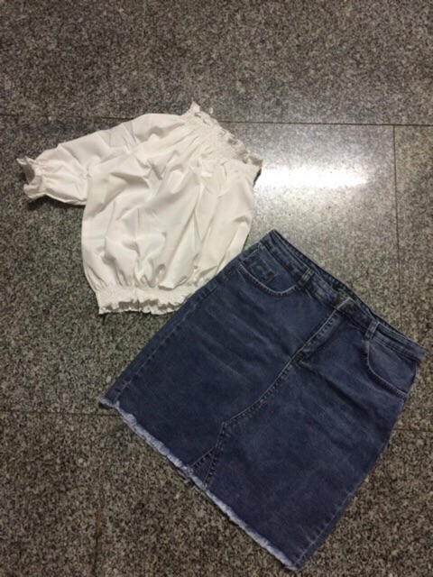 Chân váy jean cotton | BigBuy360 - bigbuy360.vn