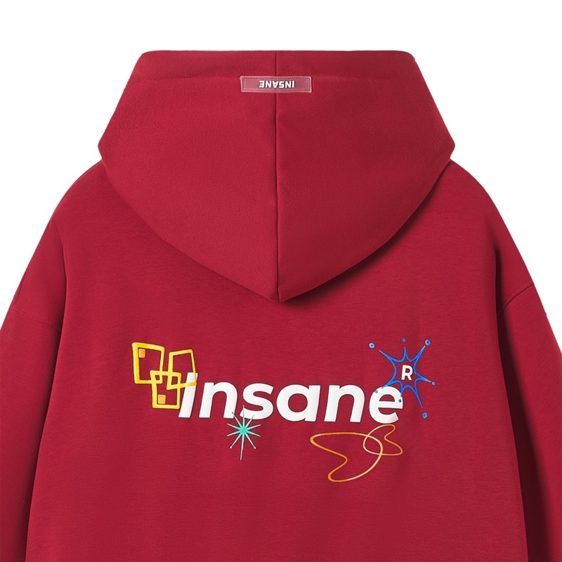 Áo Hoodie Insane® Teenager - Red