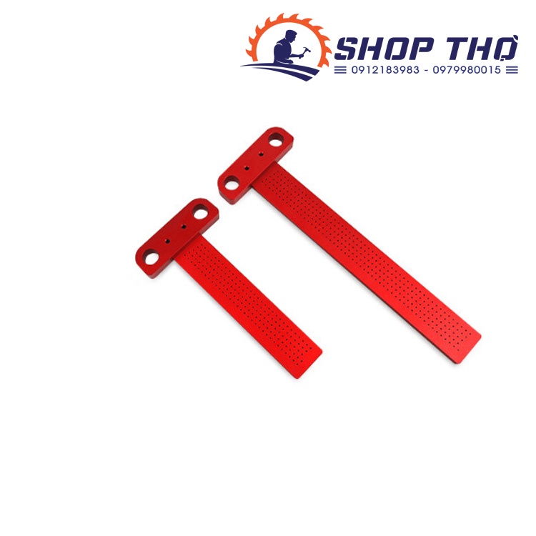 Thước kỹ thuật chữ T- 160 và T- 260 nhôm Anode màu đỏ