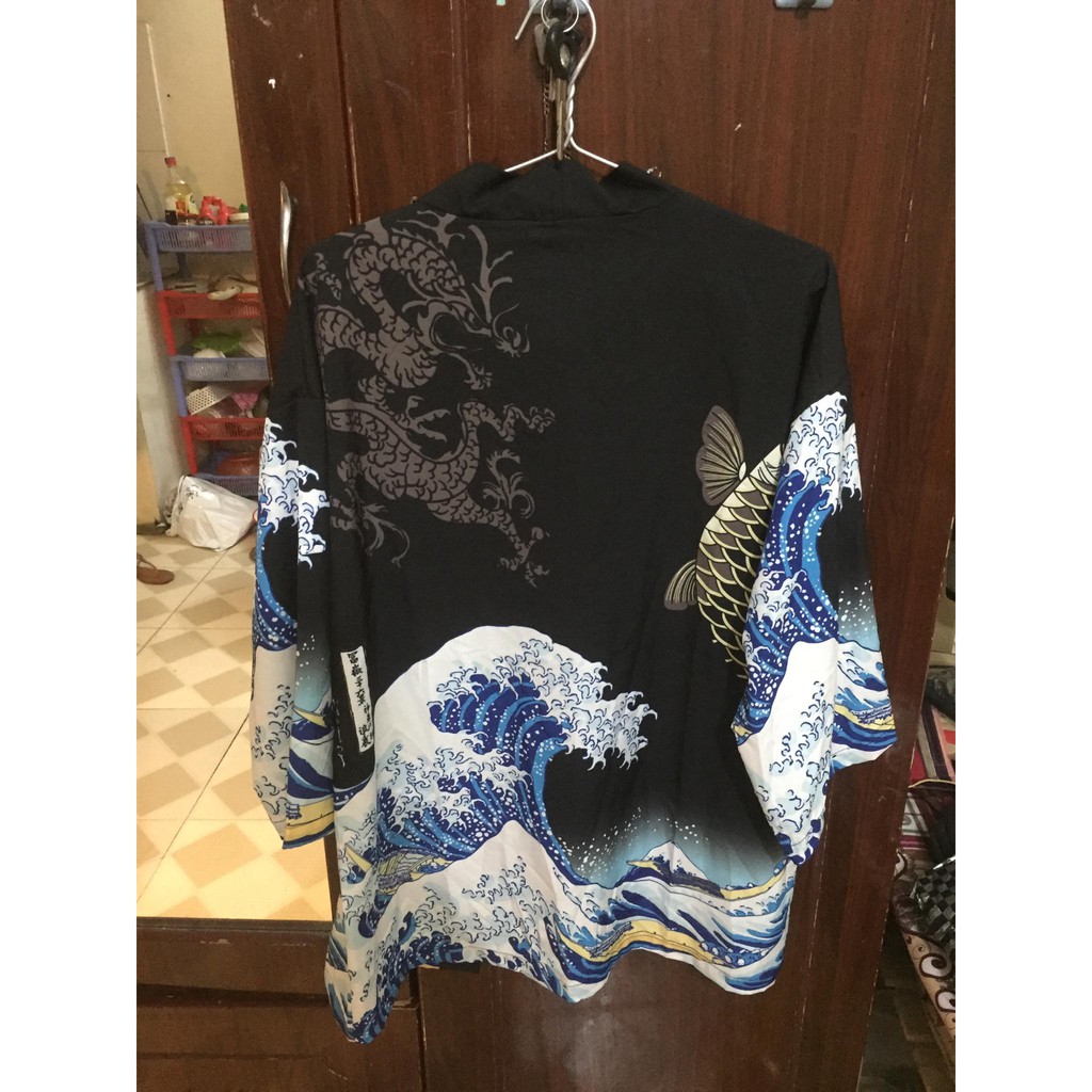 Áo kimono Cá chép sóng sánh | BigBuy360 - bigbuy360.vn
