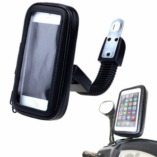 Giá đỡ điện thoại gắn trên xe máy, xe đạp chống nước hỗ trợ cảm ứng
